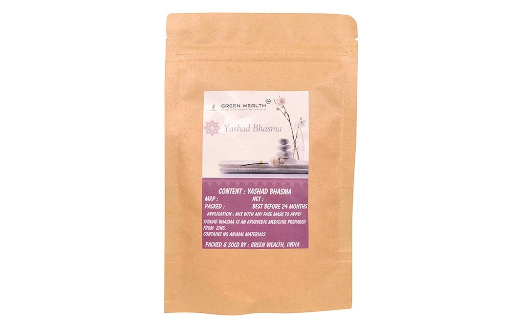 Green Wealth Yashad Bhasma    Pack  100 grams